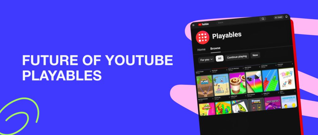 Future of YouTube Playables