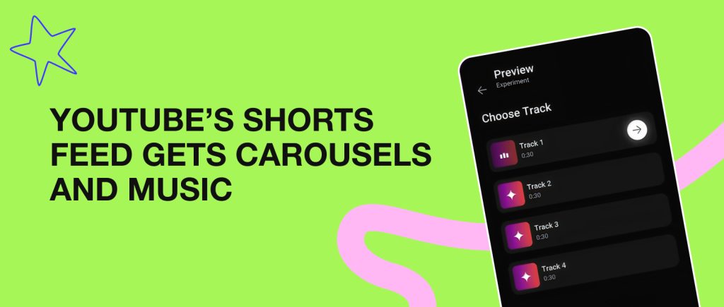 YouTube’s Shorts Feed gets Carousels and Music