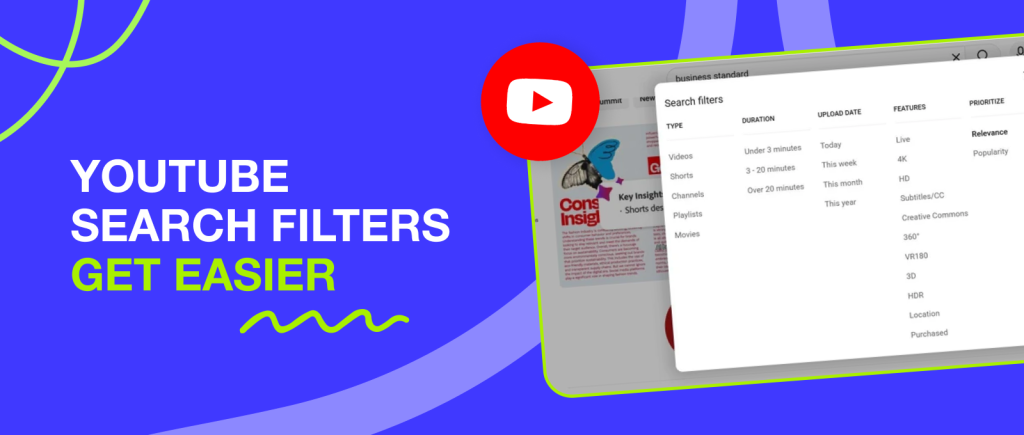 youtube search filters