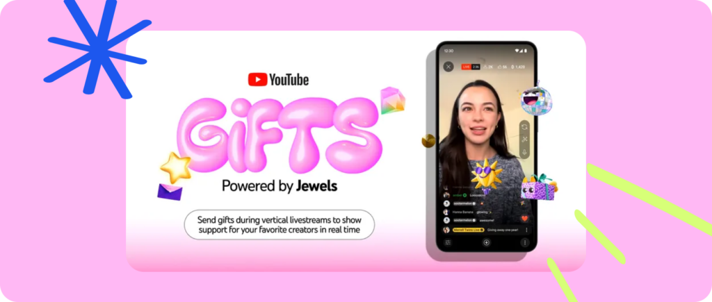 New gifts on Live streams